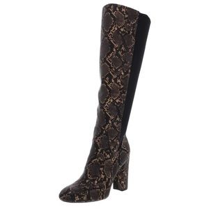 Circus by Sam Edelman Women's Stretch Panel Knee-High Heeled Boots